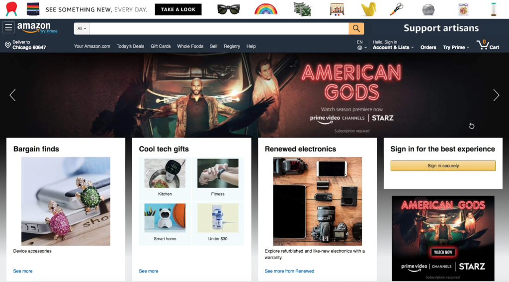 online selling platforms amazon image