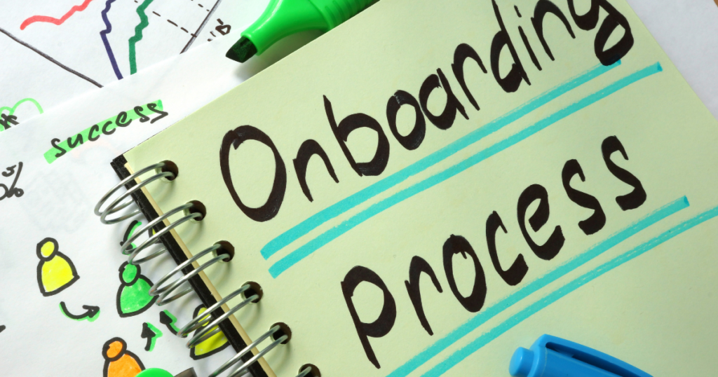 remote team onboarding process image