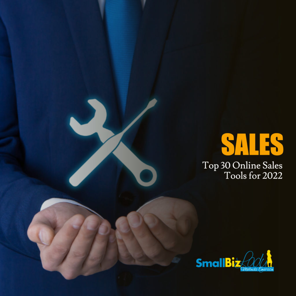 Top 30 Online Sales Tools for 2022 social image