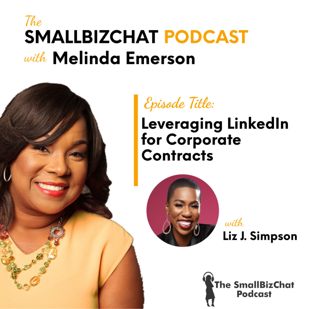Leveraging LinkedIn for Corporate Contracts with Liz J. Simpson 1200 x 1200
