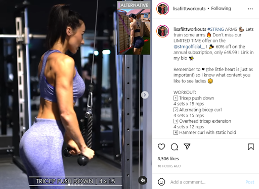 Use Social Media to Convert Sales IG shop image
